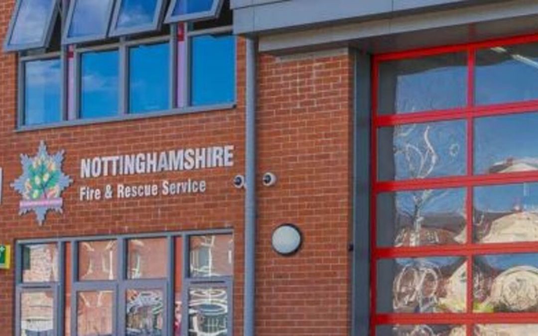 Infrastructure for EV charging points begins at Retford Fire Station